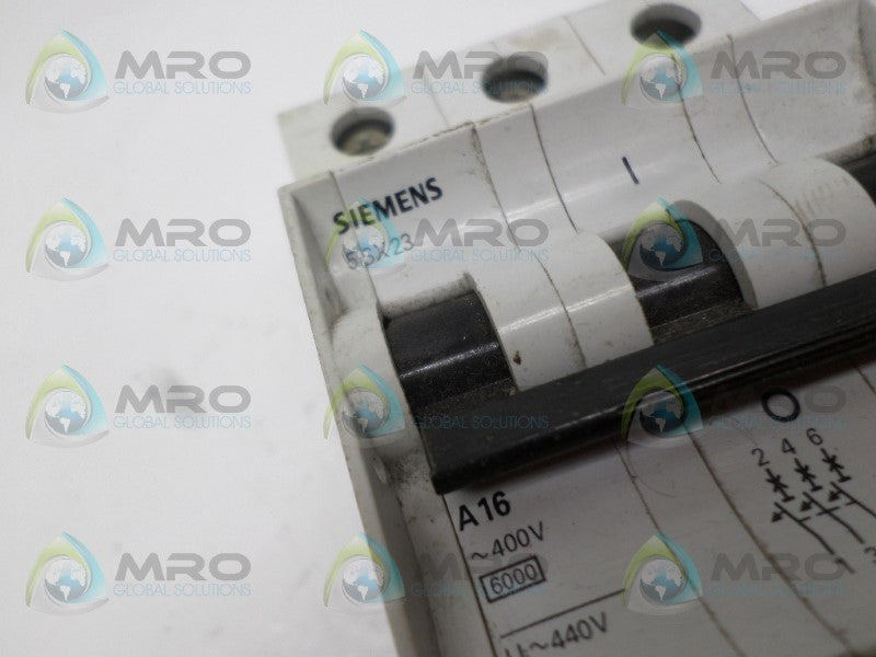 SIEMENS 5SX2316-5 CIRCUIT BREAKER 16A  UNMP