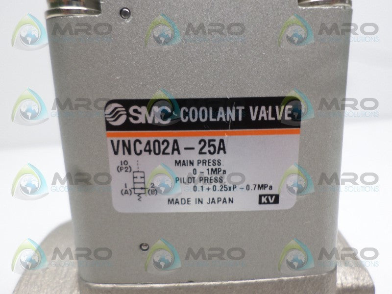 SMC VNC402A-25A COOLANT VALVE  NSNP