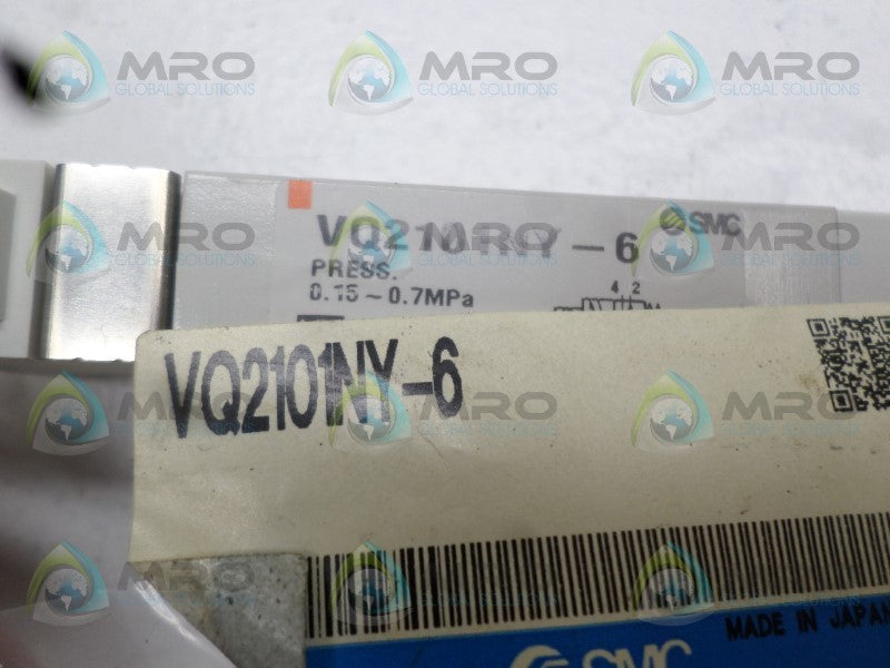 SMC VQ2101NY-6 SOLENOID VALVE  NSMP