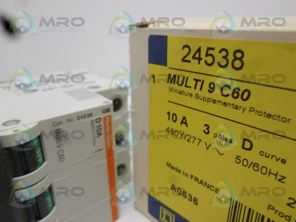 SQUARE D 24538 CIRCUIT BREAKER 10A  NSMP