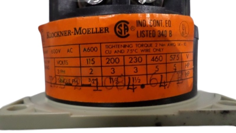 MOELLER T2B-2-1004.64/B SWITCH NSNP