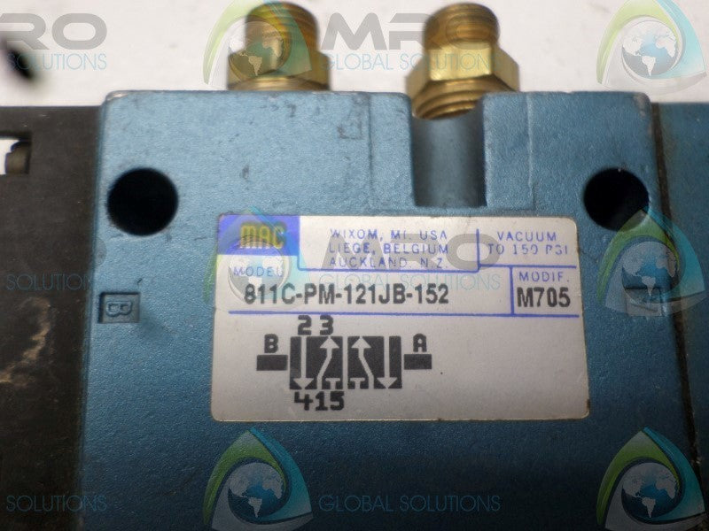 MAC 811C-PM-121JB-152 SOLENOID VALVE  UNMP