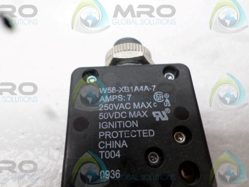 POTTER & BRUMFIELD W58-XB1A4A-7 CIRCUIT BREAKER 7A  NSNP