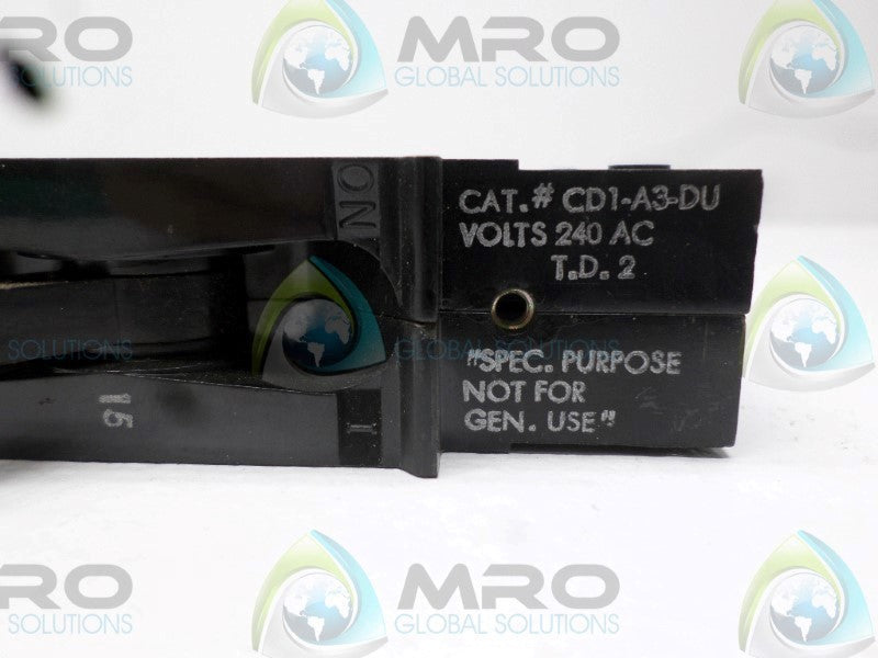 HEINEMANN CD1-A3-DU CIRCUIT BREAKER 15A  NSNP