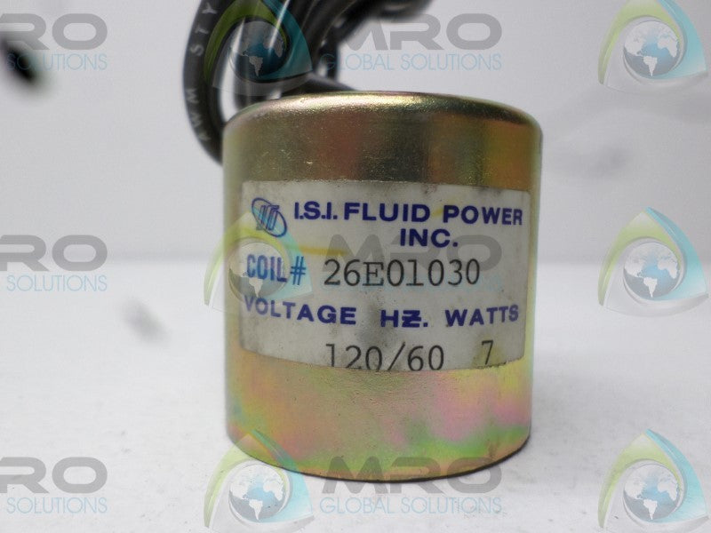I.S.I. FLUID POWER 26E01030 120V  NSNP