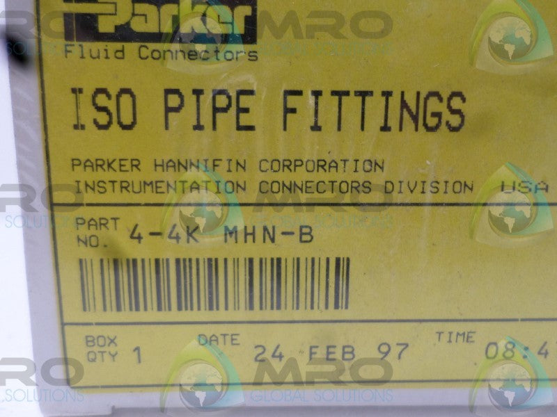 PARKER 4-4KMHN-B ISO PIPE FITTING  NSFS