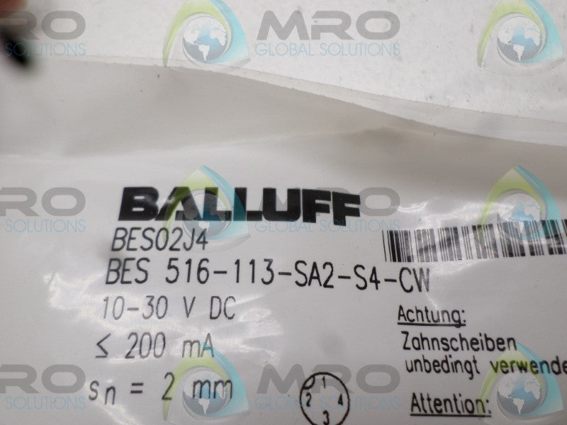 BALLUFF BES516-113-SA2-S4-CW PROXIMITY SENSOR  NSMP