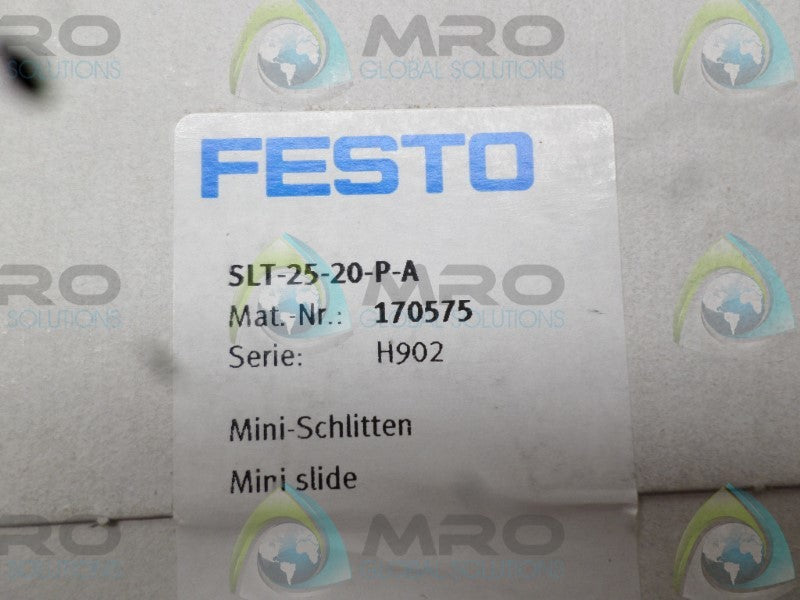 FESTO SLT-25-20-P-A MINI SLIDE  NSFS