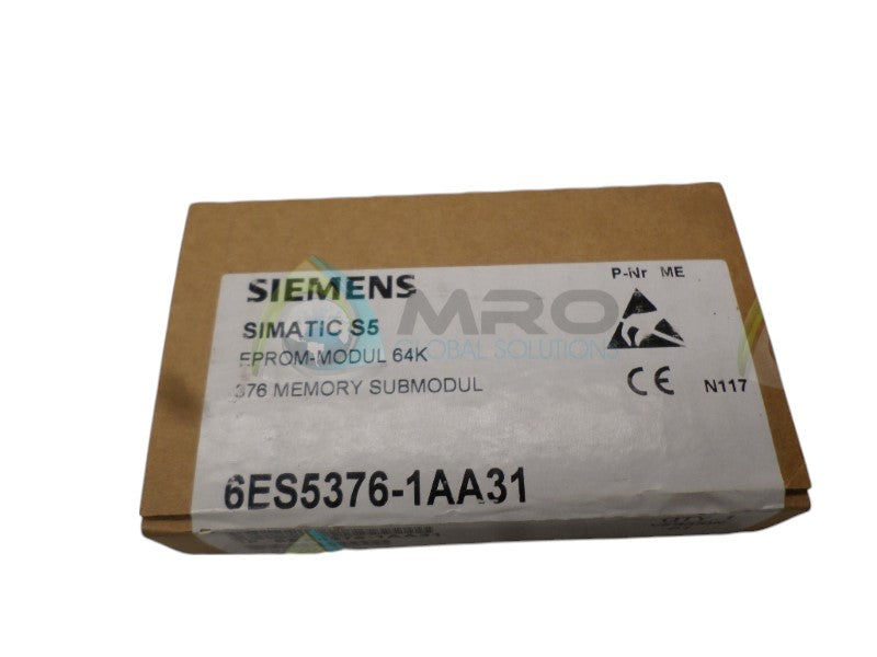 SIEMENS 6ES5376-1AA31 MEMORY SUBMODULE  NSFS