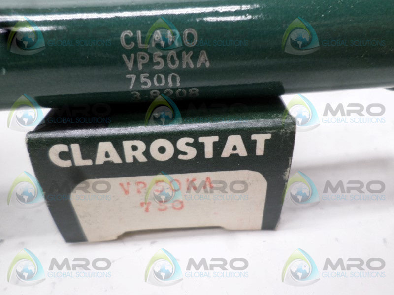 CLAROSTAT VP50KA-750 RESISTOR 750 OHMS  NSMP