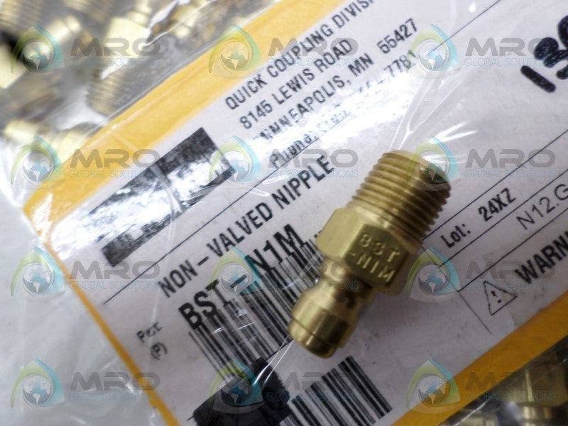 PARKER BST-N1M NON-VALVED NIPPLE  NSNP