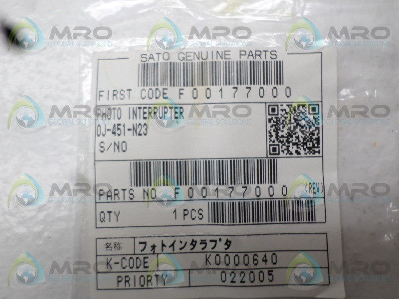 SATO 0J-451-N23 PHOTO INTERRUPTER  NSMP