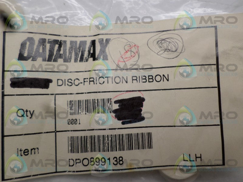 DATAMAX DPO899138 DISC FRICTION RIBBON  NSNP