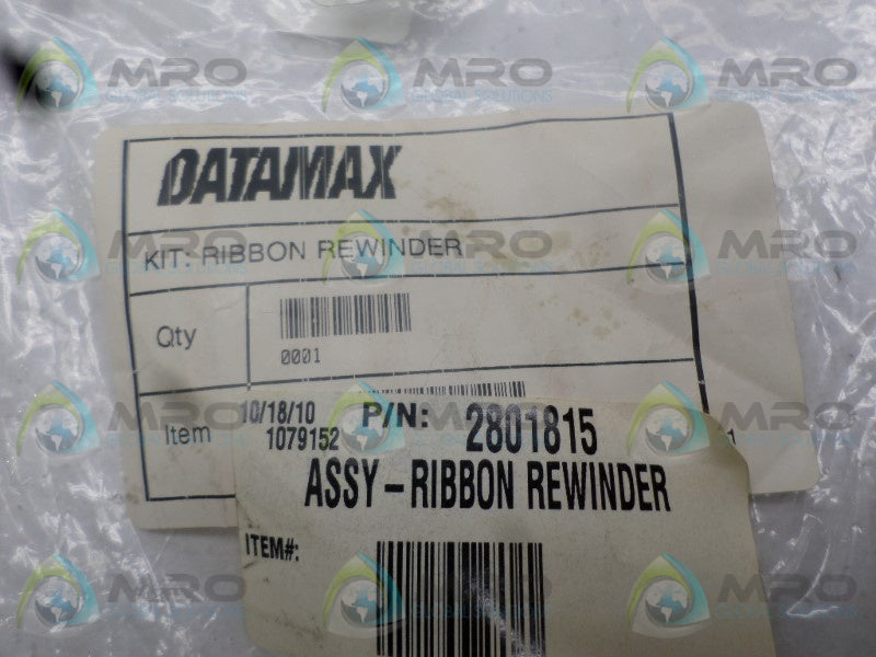 DATAMAX 2801815 RIBBON REWINDER  NSMP