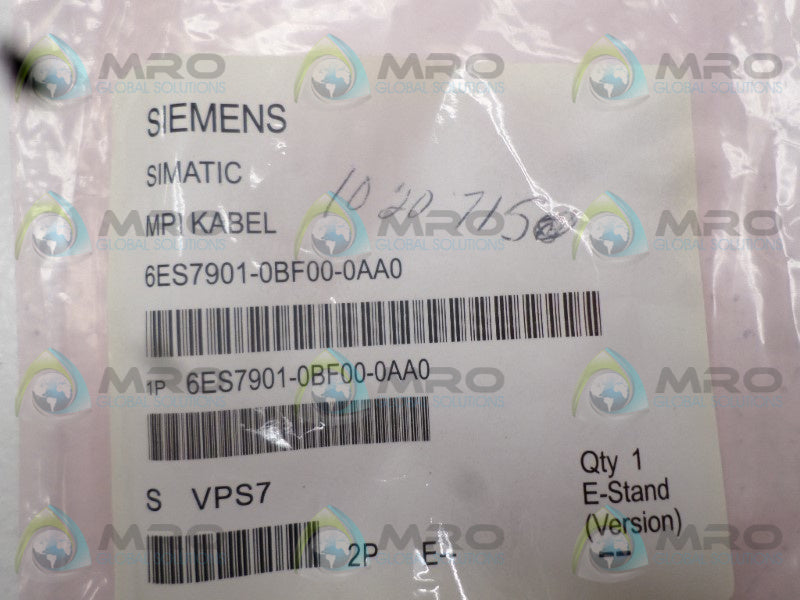 SIEMENS SIMATIC 6ES7901-0BF00-0AA0 CABLE CONNECTOR  NSMP