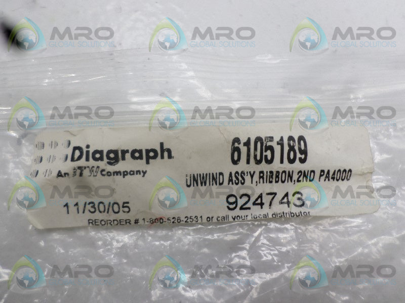 DIAGRAPH 6105189 RIBBON UNWIND ASSEMBLY  NSMP