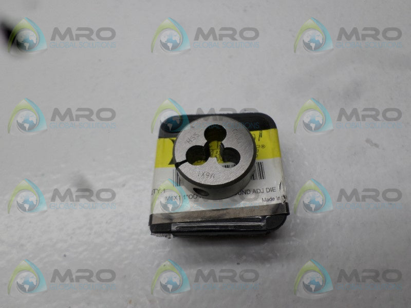 INTERSTATE 03862158 M6 ROUND DIE 1"  NSMP