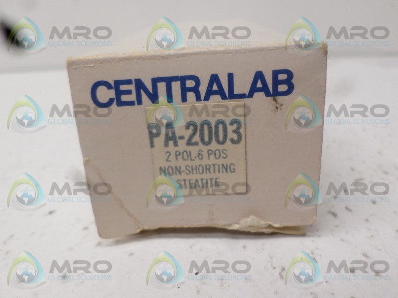 CENTRALAB PA-2003 ROTARY SWITCH  NSMP