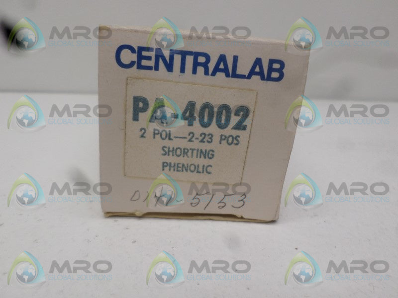 CENTRALAB PA-4002 ROTARY SWITCH  NSMP