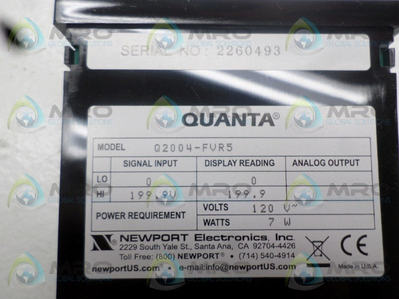 NSNPPORT Q2004-FVR5 PANEL METER  UNMP