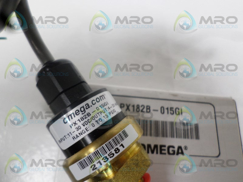 OMEGA PX182B-015GI TRANSDUCER 0-15 PSI  NSMP