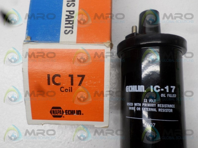 NAPA IC17 IGNITION COIL 12V  NSMP