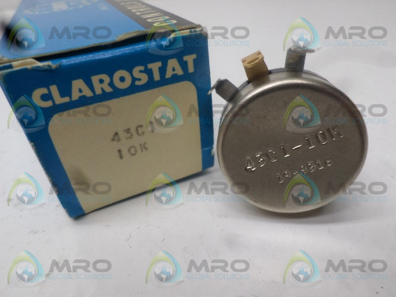 CLAROSTAT 43C1-10K POTENTIOMETER  NSMP