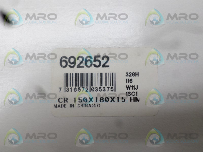 SKF 692652 CR150X180X15 OIL SEAL  NSMP