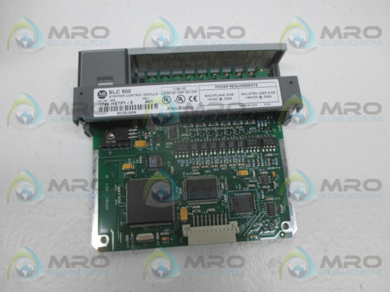 INDUSTRIAL SPARE PART SLC 500 1746-HSTP1 SER. E STEPPER CONTROL MODULE  NSMP