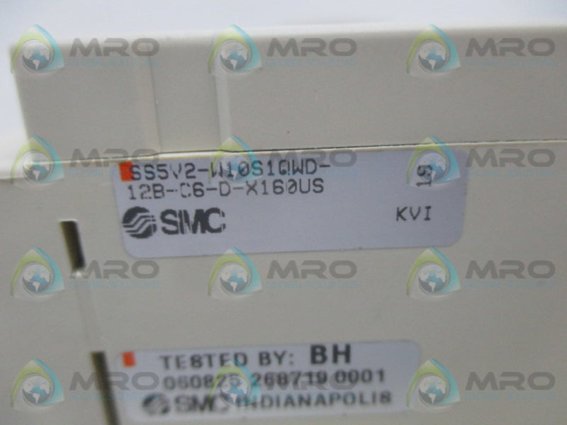 SMC SS5V2-W10S1QWD-12B-C6-D-X160US MANIFOLD STATION  NSNP