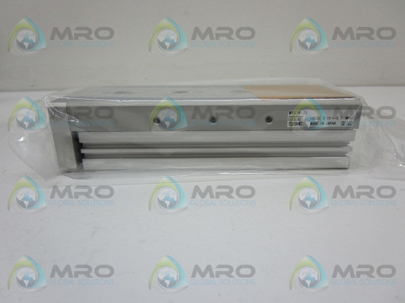 SMC MXS16-75 PNEUMATIC SLIDE TABLE CYLINDER  NSMP