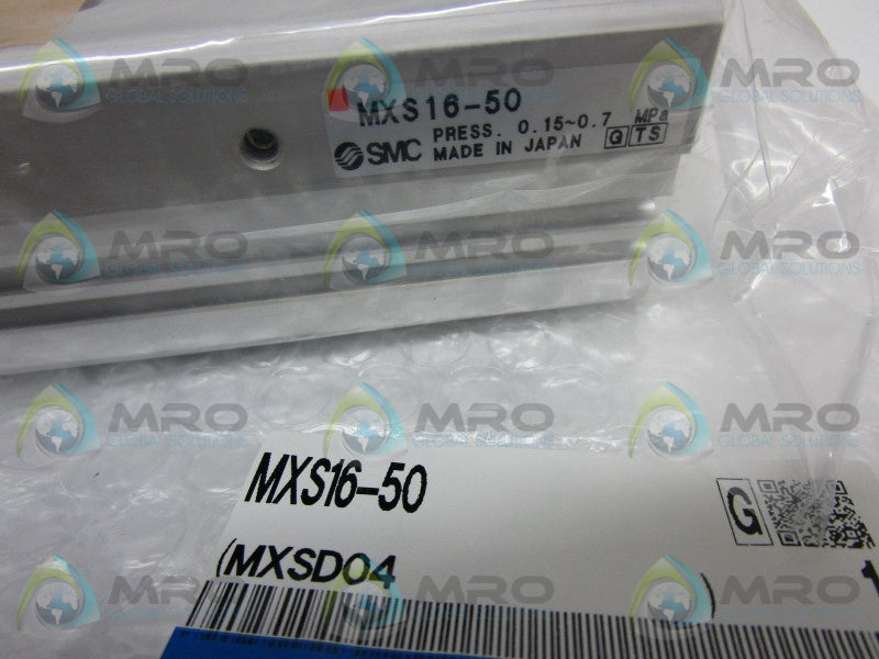 SMC MXS16-50 AIR SLIDE TABLE GUIDED CYLINDER  NSFS