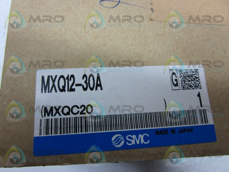 SMC MXQ12-30A PNEUMATIC AIR GUIDED TABLE CYLINDER  NSFS