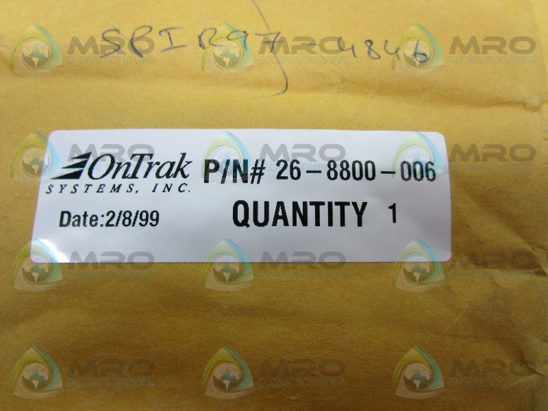 ONTRAK 26-8800-006 TRANSPORT ROLLER  NSMP