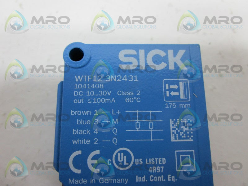 SICK WTF12-3N2431 PHOTOELECTRIC SENSOR  NSNP