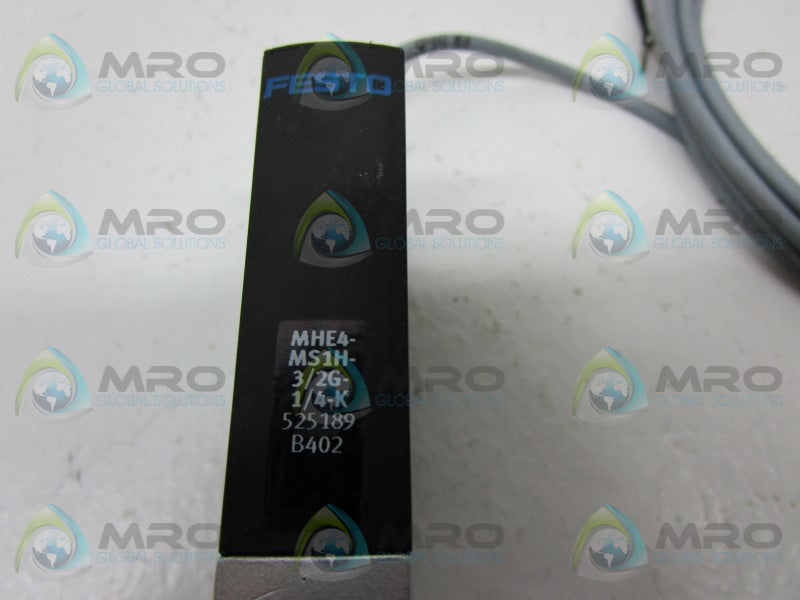 FESTO MHE4-MS1H-3/2G-1/4-K 525189 SOLENOID VALVE  NSNP