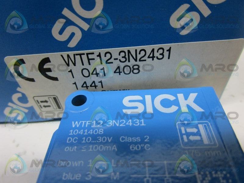 SICK WTF12-3N2431 PHOTOELECTRIC SENSOR  NSMP