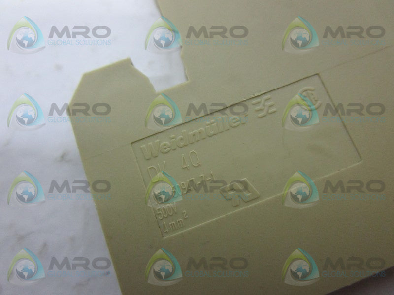 WEIDMULLER DK4Q TERMINAL BLOCK  NSNP
