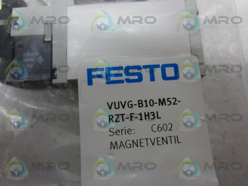 FESTO VUVG-B10-M52-RZT-F-1H3L SOLENOID VALVE  NSMP