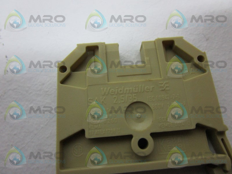 WEIDMULLER SAK2,5/35 TERMINAL BLOCK  NSNP