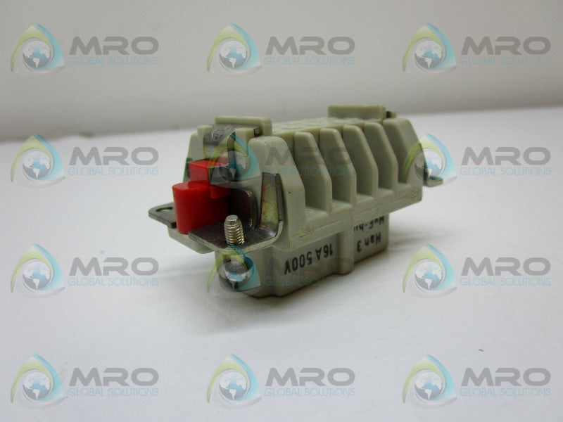 HARTING HAN3HVE-BU CONNECTOR  NSNP
