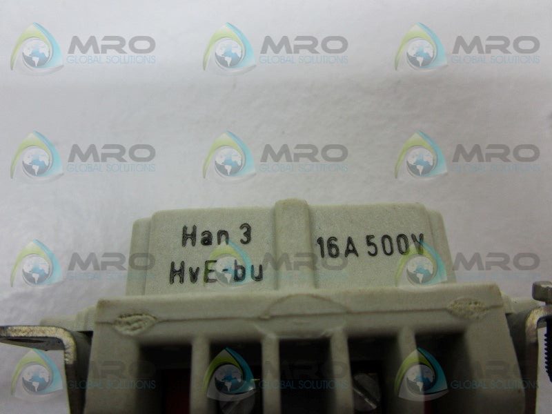 HARTING HAN3HVE-BU CONNECTOR  NSNP