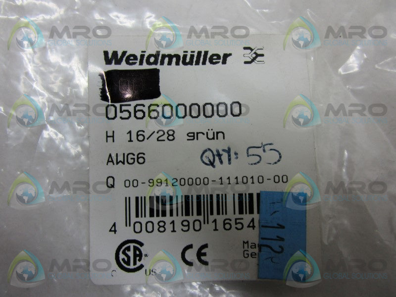 WEIDMULLER 0566000000 WIRE END  NSNP