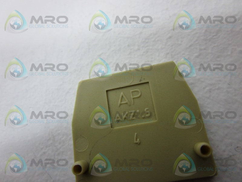 WEIDMULLER AKZ1.5 END PLATE  NSNP