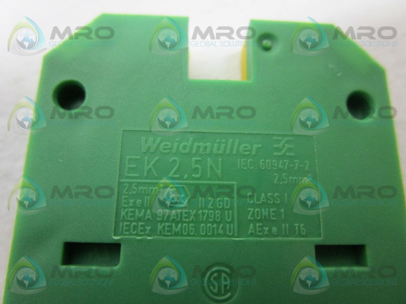 WEIDMULLER EK2,5N TERMINAL BLOCK  NSNP