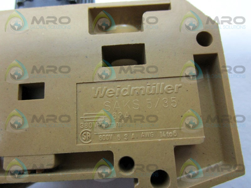 WEIDMULLER SAKS5/35 TERMINAL BLOCK  NSNP