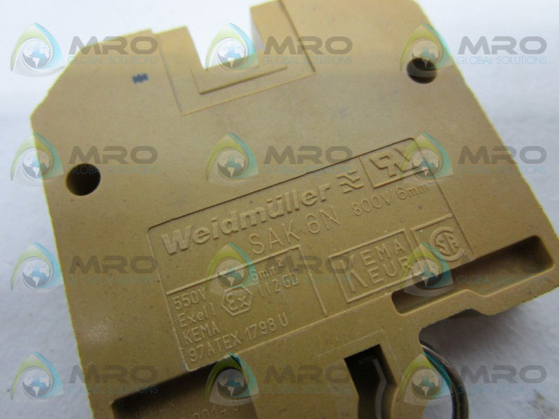 WEIDMULLER SAK6N TERMINAL BLOCK  NSNP