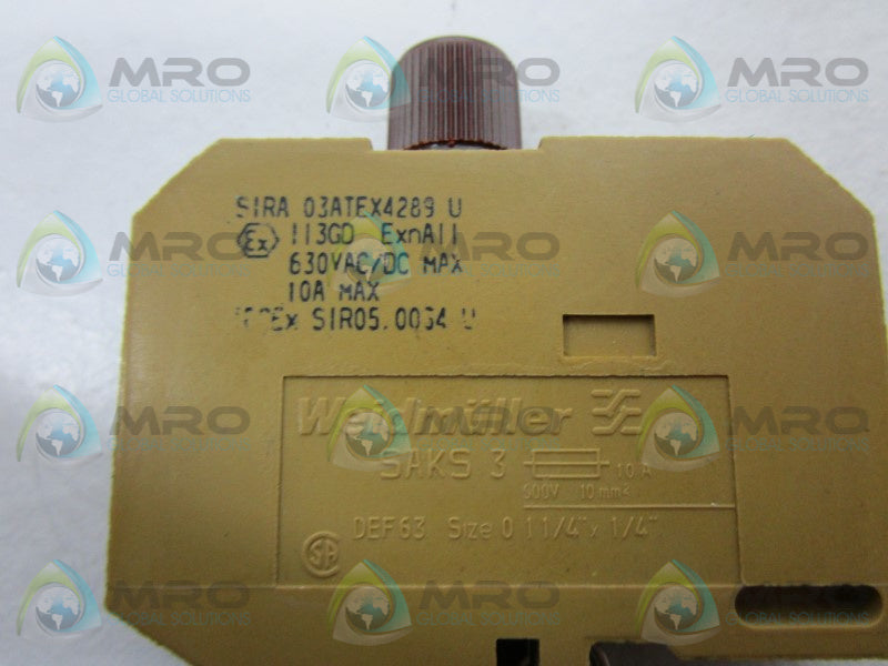 WEIDMULLER SAKS2 TERMINAL BLOCK  NSNP