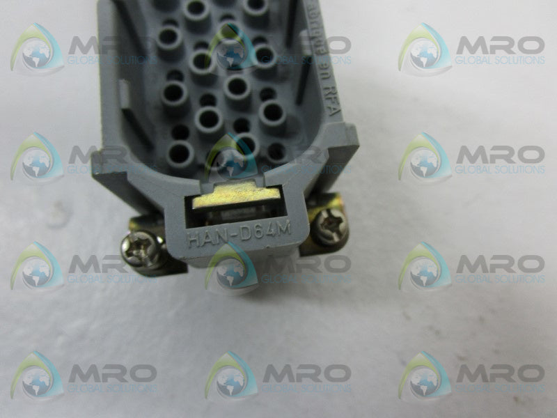 HARTING HAN-D64M CONNECTOR  NSNP
