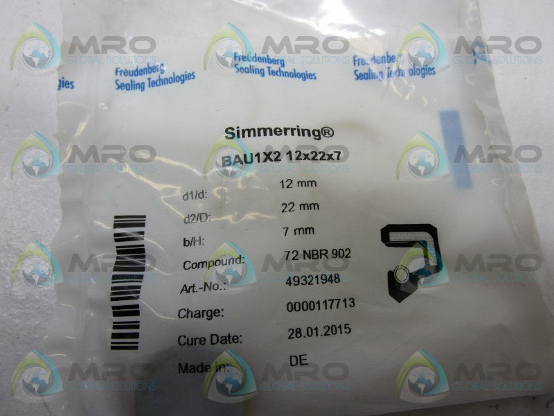 FREUDENBURG BAU1X2 OIL SEAL  NSMP